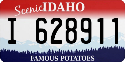 ID license plate I628911
