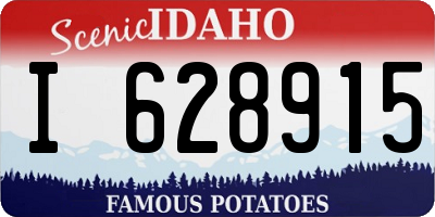 ID license plate I628915