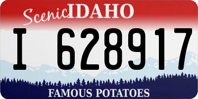 ID license plate I628917