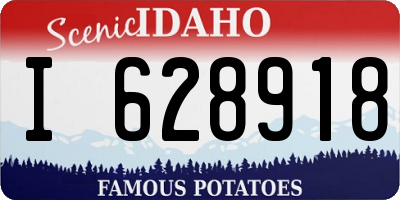 ID license plate I628918