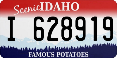 ID license plate I628919