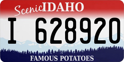 ID license plate I628920