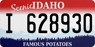 ID license plate I628930