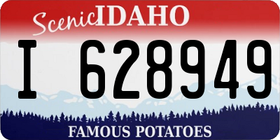 ID license plate I628949