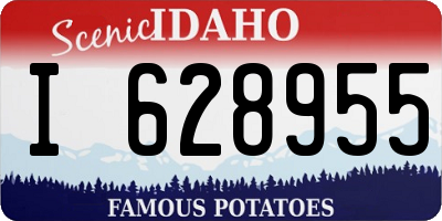 ID license plate I628955