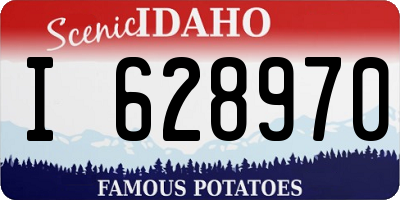ID license plate I628970