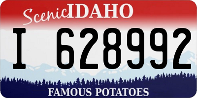 ID license plate I628992