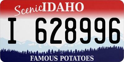 ID license plate I628996