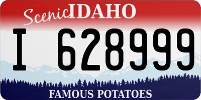 ID license plate I628999