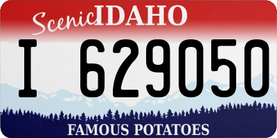 ID license plate I629050