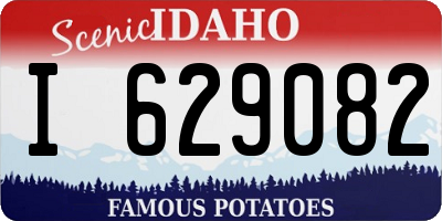 ID license plate I629082