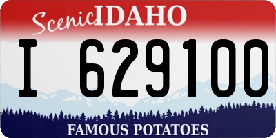 ID license plate I629100