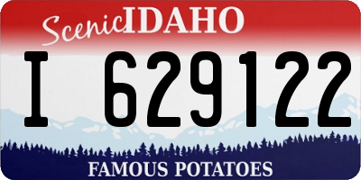 ID license plate I629122