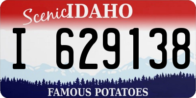 ID license plate I629138