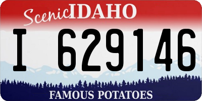 ID license plate I629146