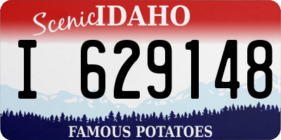 ID license plate I629148