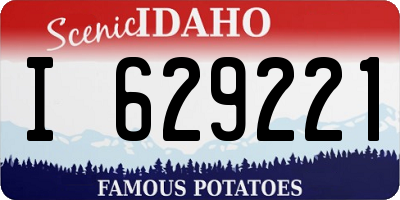 ID license plate I629221