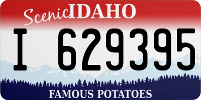 ID license plate I629395