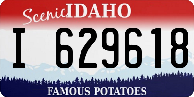 ID license plate I629618
