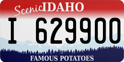 ID license plate I629900