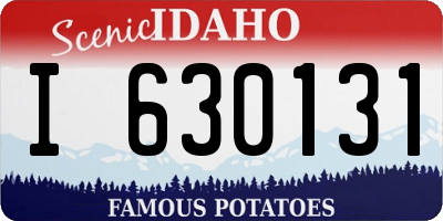 ID license plate I630131