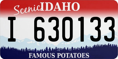 ID license plate I630133