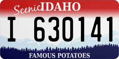 ID license plate I630141