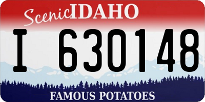 ID license plate I630148