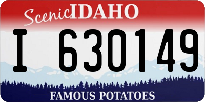 ID license plate I630149