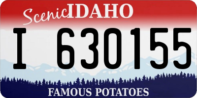ID license plate I630155