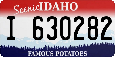 ID license plate I630282