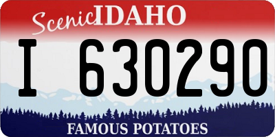 ID license plate I630290