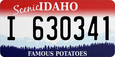ID license plate I630341