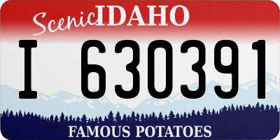 ID license plate I630391