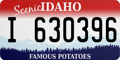 ID license plate I630396