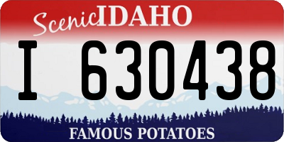 ID license plate I630438