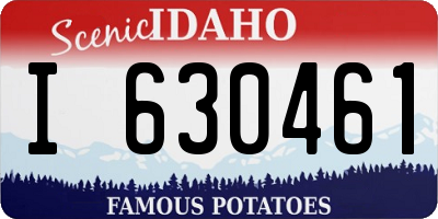 ID license plate I630461