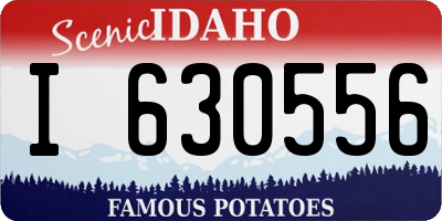 ID license plate I630556