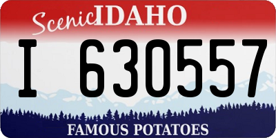 ID license plate I630557