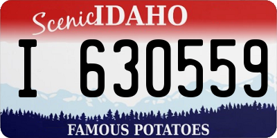 ID license plate I630559