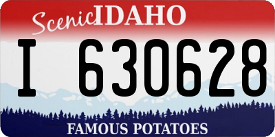 ID license plate I630628