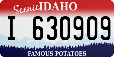 ID license plate I630909