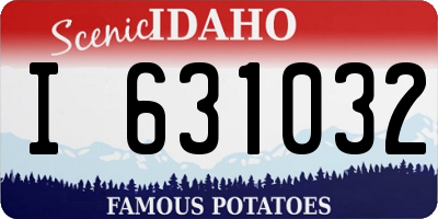 ID license plate I631032
