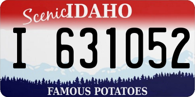 ID license plate I631052
