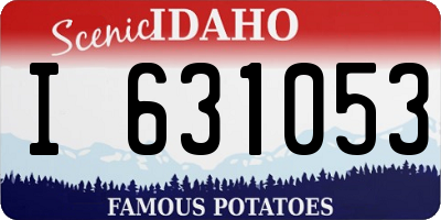 ID license plate I631053