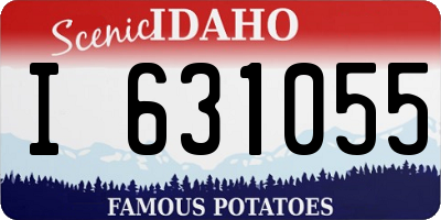 ID license plate I631055