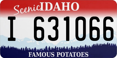 ID license plate I631066