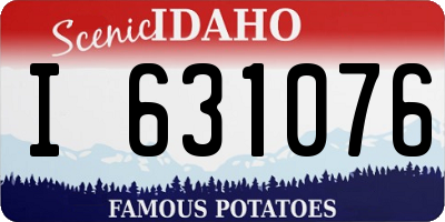 ID license plate I631076
