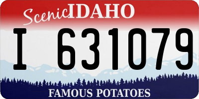 ID license plate I631079