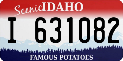 ID license plate I631082